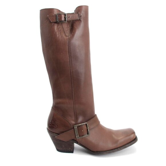 John Fluevog I Believe High Sheryl Tall Boot With Buckles Women's Size 8.5 US - Picture 2 of 16